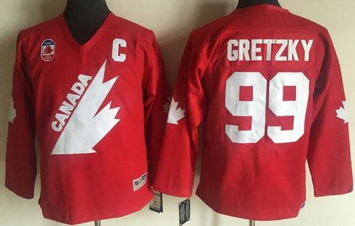 Youth Canada #99 Wayne Gretzky Red 1991 Jersey