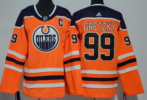 Youth Edmonton Oilers #99 Wayne Gretzky Orange Jersey