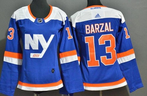 Youth New York Islanders #13 Mathew Barzal Blue Alternate Authentic Jersey