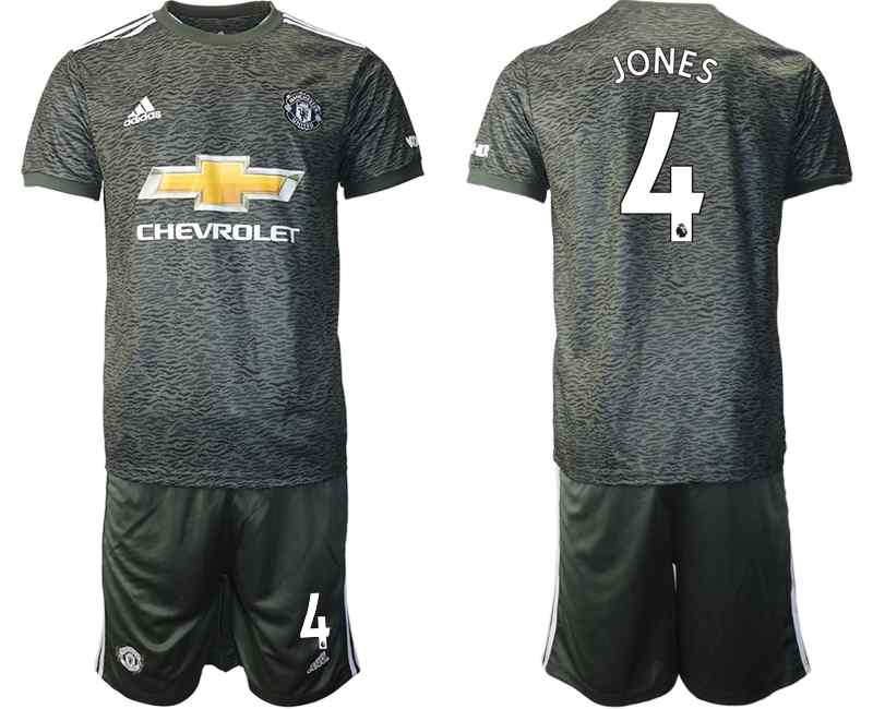 2020-21 Manchester United 4 JONES Away Soccer Jersey