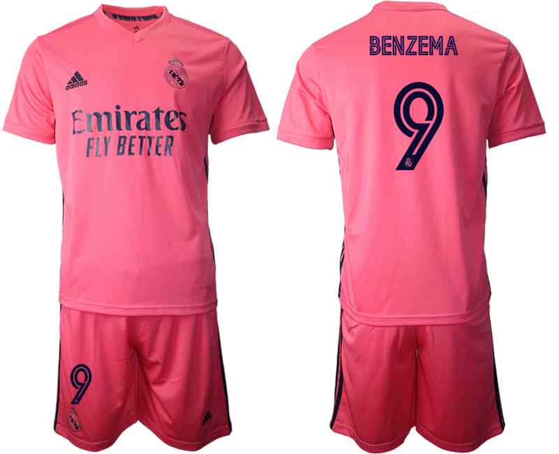 2020-21 Real Madrid 9 BENZEMA Away Soccer Jersey