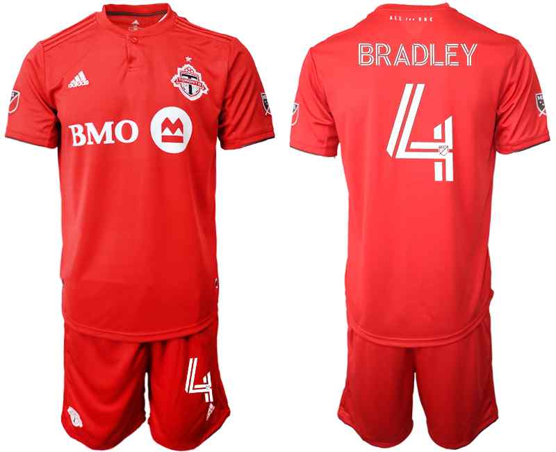 2020-21 Toronto FC 4 BRADLEY Home Soccer Jersey