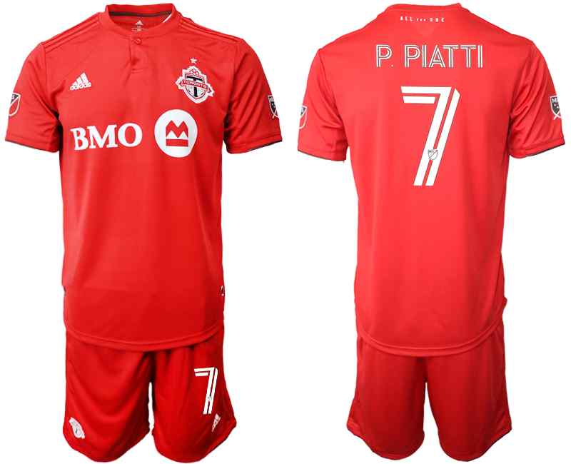 2020-21 Toronto FC 7 P. PIATTI Home Soccer Jersey