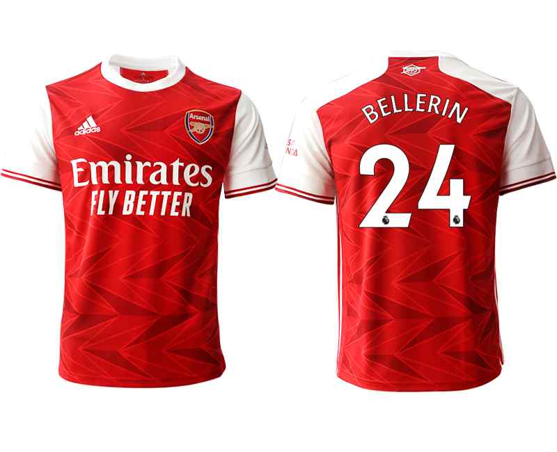 2020-21 Arsenal 24 BELLERIN Home Thailand Soccer Jersey