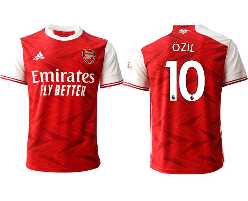 2020-21 Arsenal 10 OZIL Home Thailand Soccer Jersey