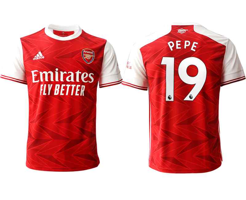 2020-21 Arsenal 19 PEPE Home Thailand Soccer Jersey