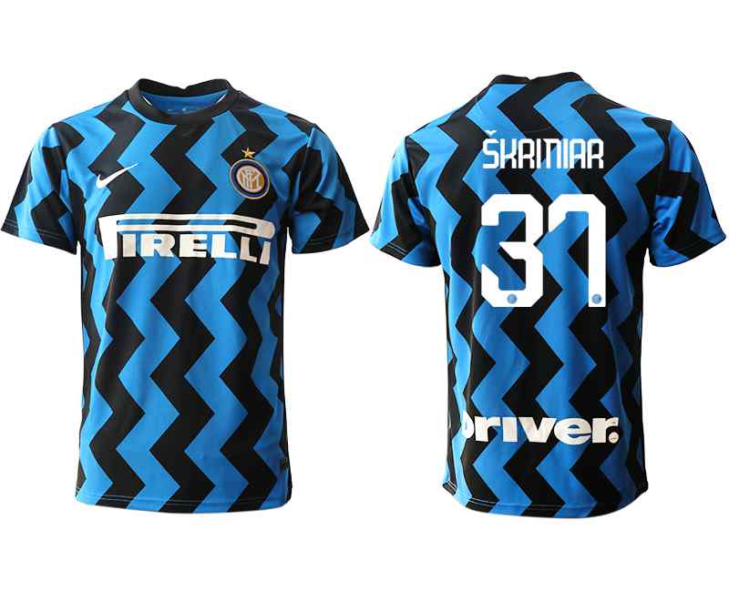 2020-21 Inter Milan 37 SKRINIAR Home Thailand Soccer Jersey