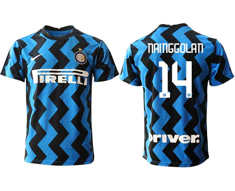 2020-21 Inter Milan 14 NAINGGOLAN Home Thailand Soccer Jersey