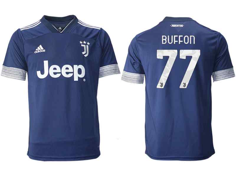 2020-21 Juventus 77 BUFFON Away Thailand Soccer Jersey