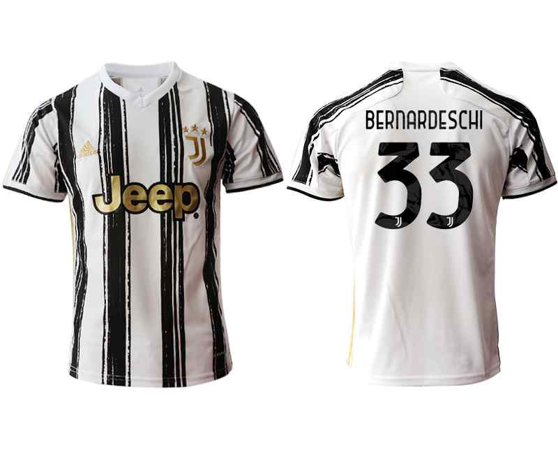 2020-21 Juventus 33 BERNARDESCHI Home Thailand Soccer Jersey