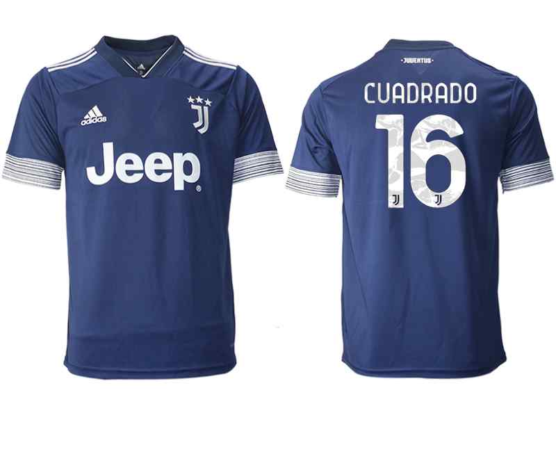 2020-21 Juventus 16 CUADRADO Away Thailand Soccer Jersey