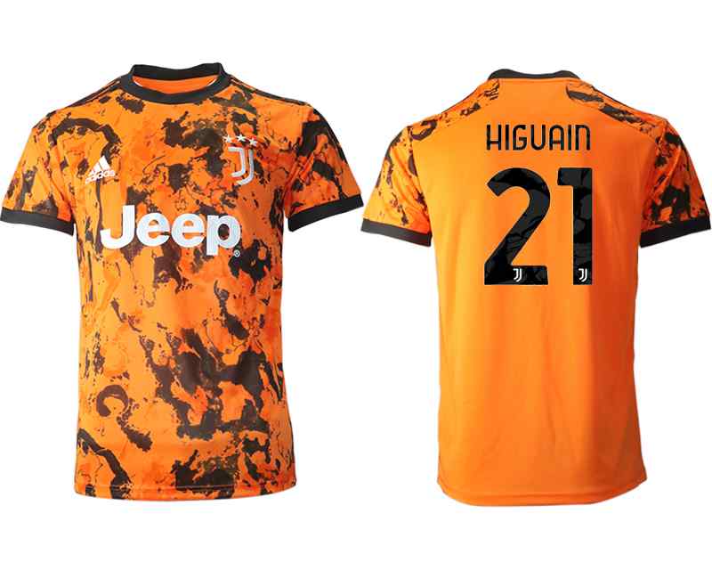 2020-21 Juventus 21 HIGUAIN Third Thailand Soccer Jersey