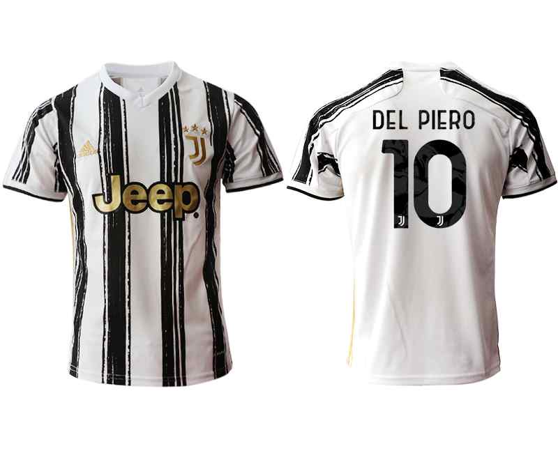 2020-21 Juventus 10 DEL PIERO Home Thailand Soccer Jersey