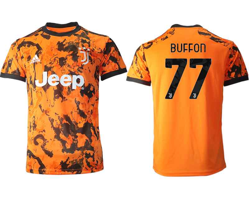 2020-21 Juventus 77 BUFFON Third Thailand Soccer Jersey