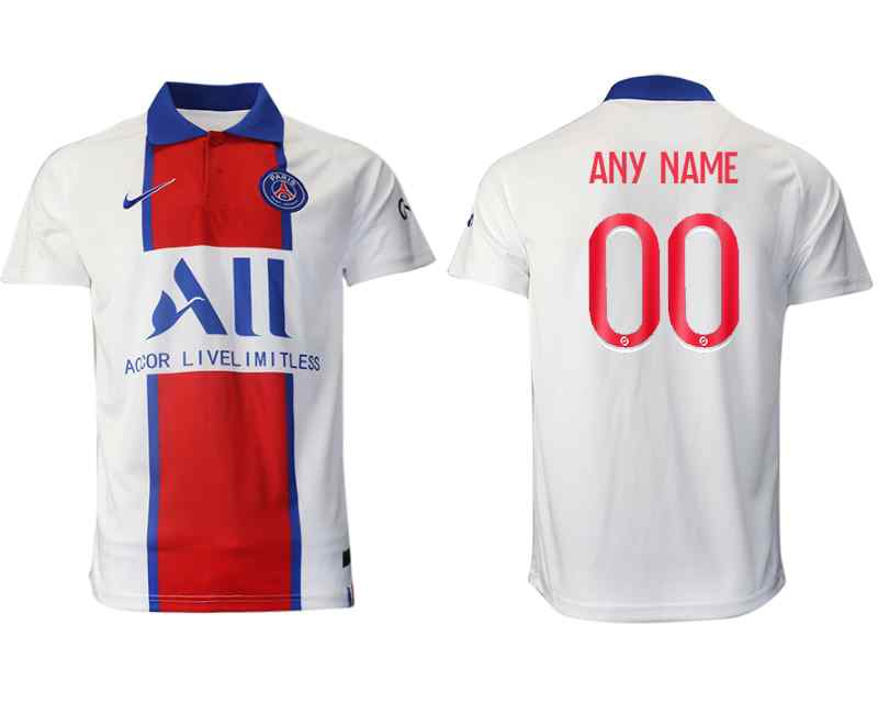 2020-21 Paris Saint Germain Customized Home Thailand Soccer Jersey