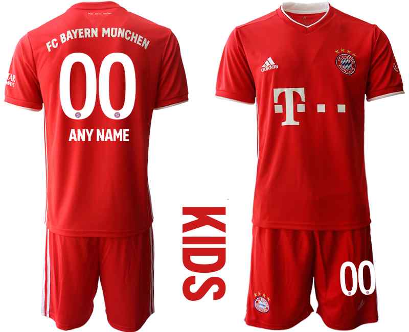 2020-21 Bayern Munich Customized Youth Home Soccer Jersey