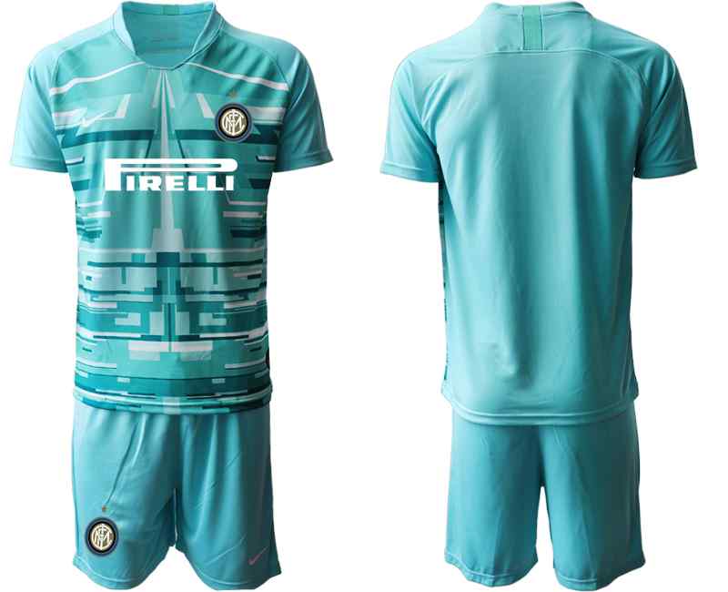 2020-21 Inter Milan Blue Goalkeeper Soccer Jerseys