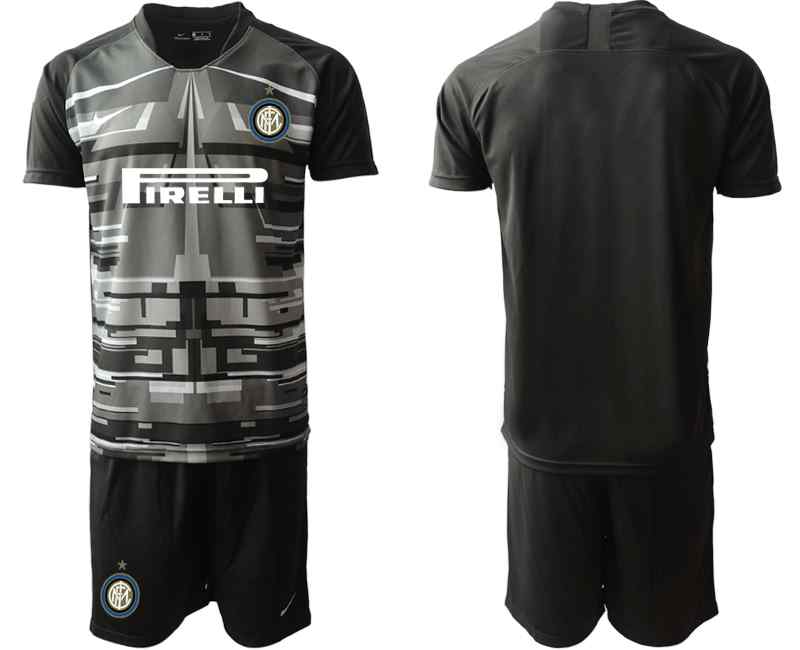 2020-21 Inter Milan Black Goalkeeper Soccer Jersey