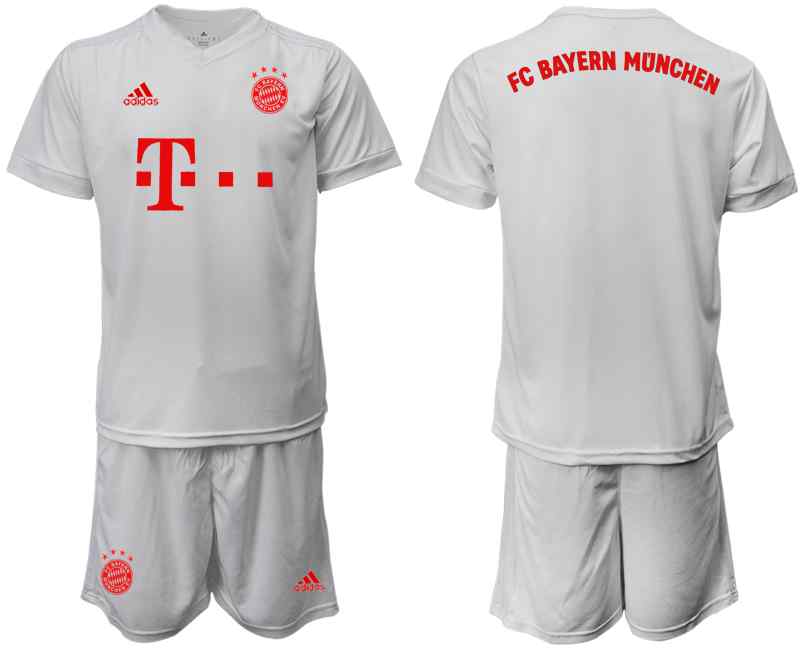 2020-21 Bayern Munich Away White Soccer Jersey