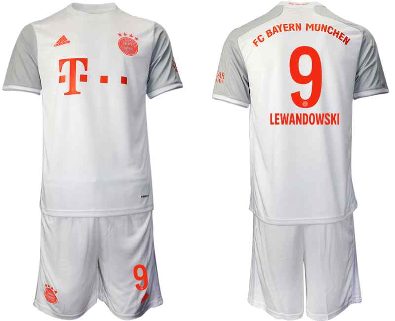 2020-21 Bayern Munich 9 LEWANDOWSKI Away Soccer Jersey