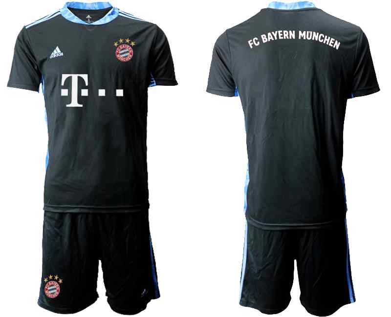 2020-21 Bayern Munich Black Goalkeeper Soccer Jersey