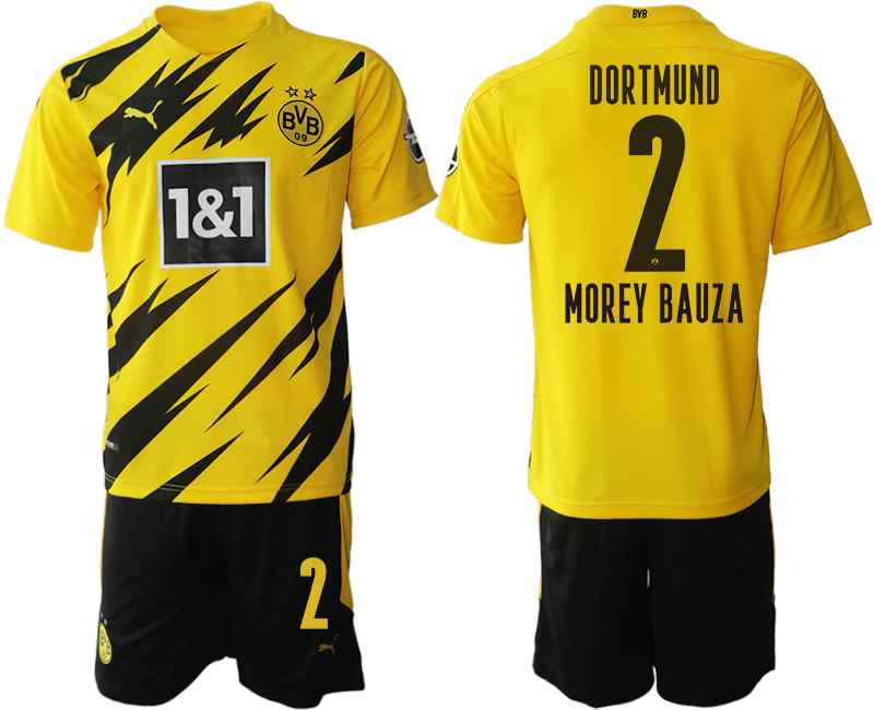 2020-21 Dortmund 2 MOREY BAUZA Home Soccer Jersey