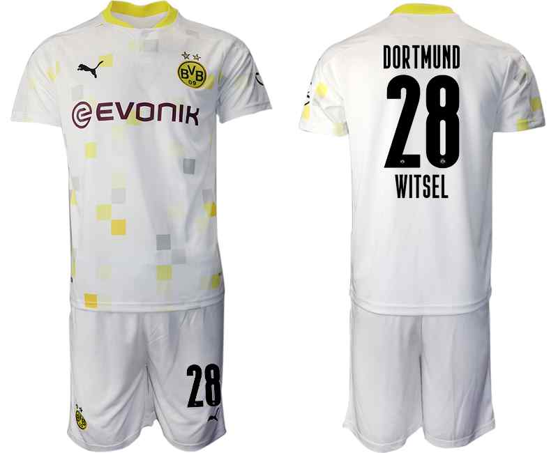 2020-21 Dortmund 26 WITSEL Third Away Soccer Jersey