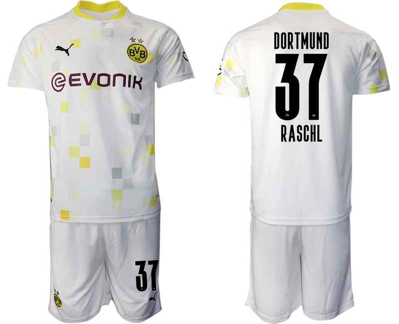 2020-21 Dortmund 37 RASCHL Third Away Soccer Jersey