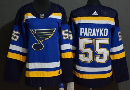 Youth St Louis Blues #55 Colton Parayko Blue Authentic Jersey