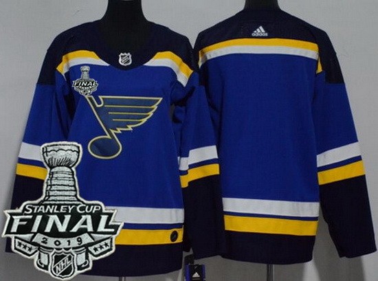 Youth St Louis Blues Blank Blue 2019 Stanley Cup Finals Jersey