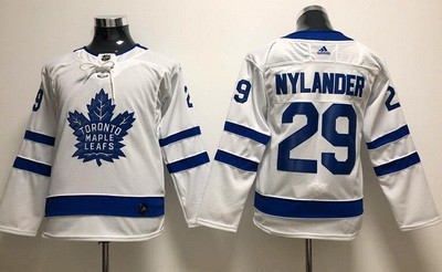 Youth Toronto Maple Leafs #29 William Nylander White Jersey