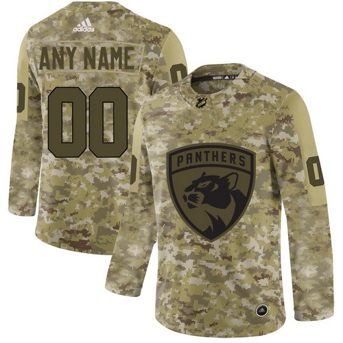 Youth Florida Panthers Customized Camo Authentic Jersey
