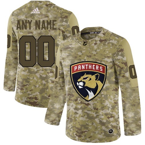 Youth Florida Panthers Customized Camo Fashion Authentic Jersey