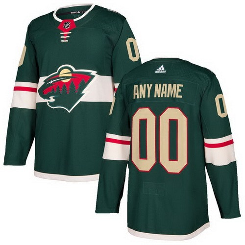 Youth Minnesota Wild Customized Green Authentic Jersey