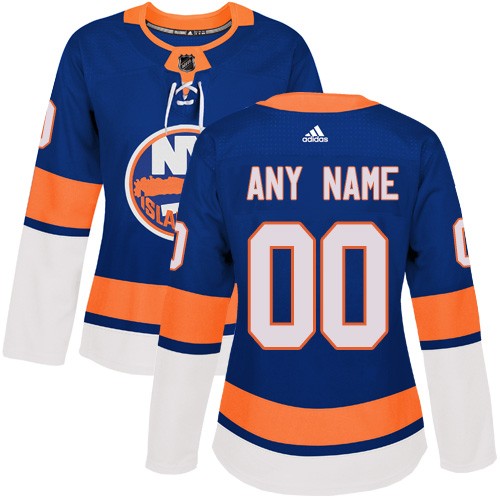 Women's New York Islanders Customized Blue Authentic Jersey