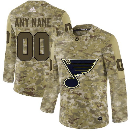 Youth St Louis Blues Customized Camo Fashion Authentic Jersey