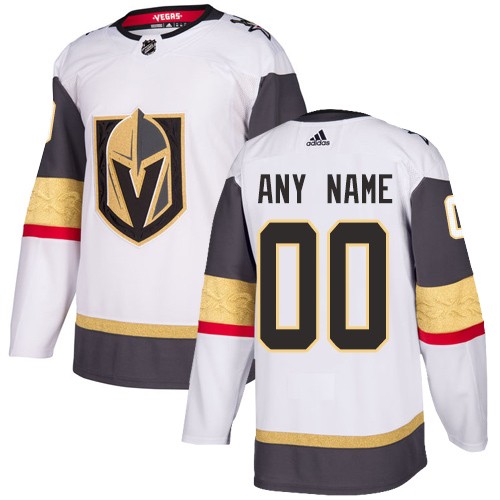 Youth Vegas Golden Knights Customized White Authentic Jersey