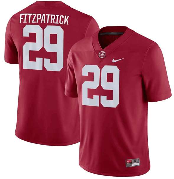 Alabama Crimson Tide #29 Minkah Fitzpatrick Red Stitched Jersey