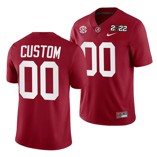 Alabama Crimson Tide ACTIVE PLAYER Custom 2022 Patch Red College Football Stitched Jersey