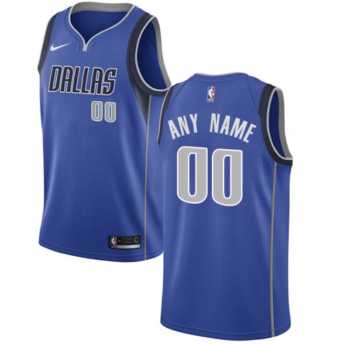 Dallas Mavericks Customized Blue Icon Swingman Nike Jersey