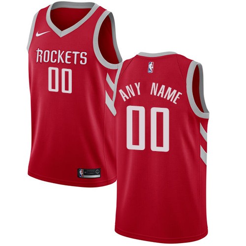 Houston Rockets Customized Red Icon Swingman Nike Jersey