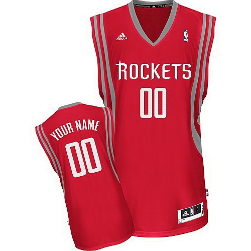 Houston Rockets Customized Red Swingman Adidas Jersey