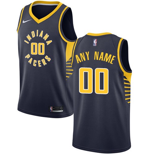 Indiana Pacers Customized Navy Icon Swingman Nike Jersey