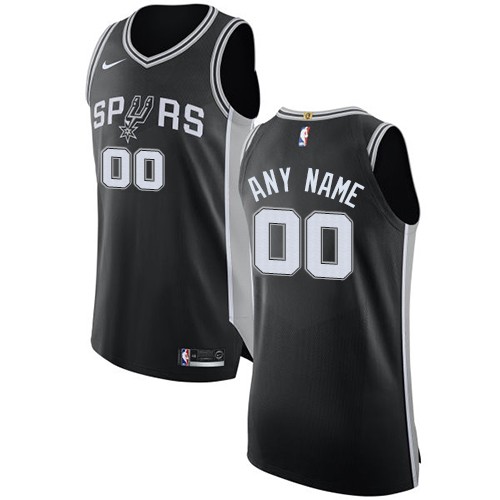 San Antonio Spurs Customized Black Swingman Nike Jersey