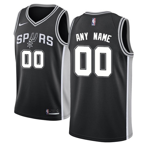 San Antonio Spurs Customized Black Icon Swingman Nike Jersey
