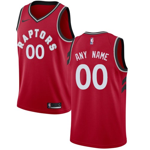 Toronto Raptors Customized Red Icon Swingman Nike Jersey
