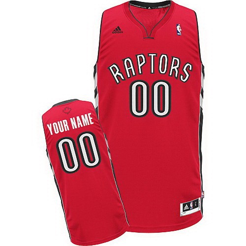 Toronto Raptors Customized Red Swingman Adidas Jersey