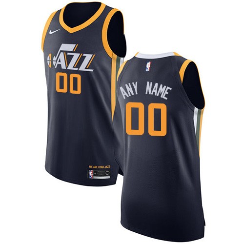 Utah Jazz Customized Navy Swingman Nike Jersey