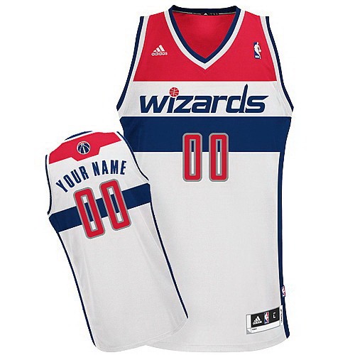 Washington Wizards Customized White Swingman Adidas Jersey
