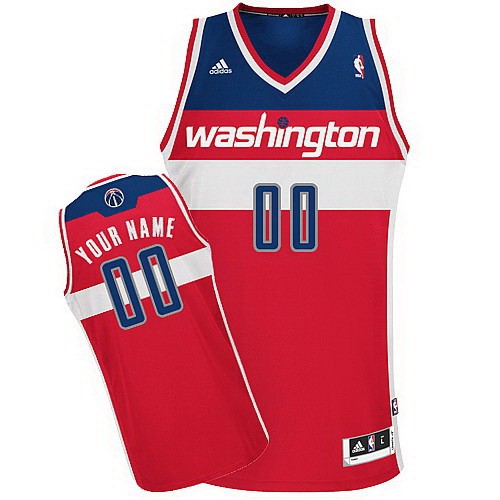 Washington Wizards Customized Red Swingman Adidas Jersey